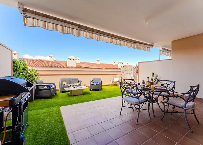Lägenhet Modern With Large Terrasse, Bbq, Fast Wifi, 2 Pools Puerto de Santiago (Tenerife)